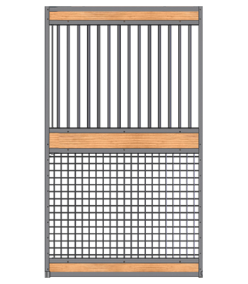 Welded Mesh-Grill Stall Door
